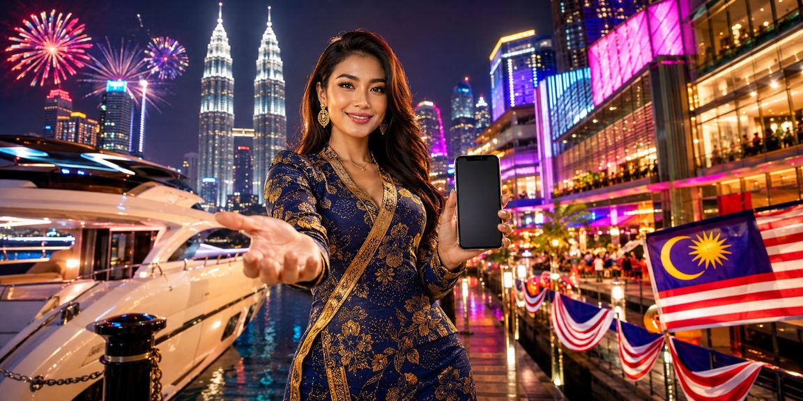 Pemain bermain kasino mudah alih gaya Malaysia di Kuala Lumpur