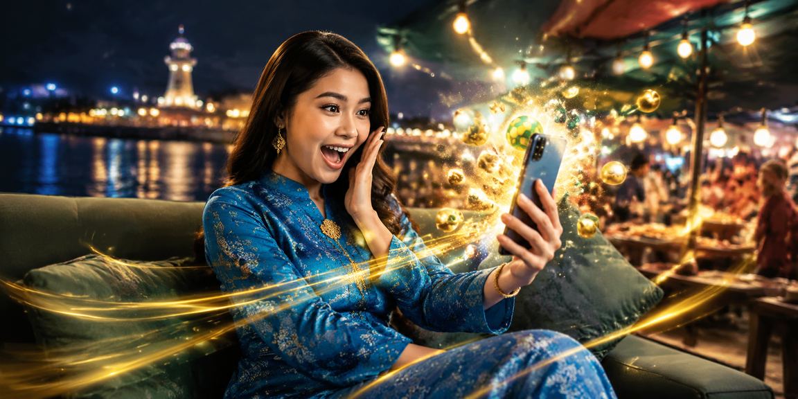 Permainan loteri dan bonus gaya baju kurung Malaysia